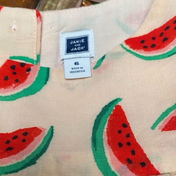 Janie and Jack Watermelon Girls Dress - Picture 6 of 6